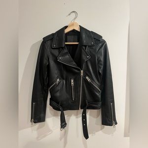 All Saints Leather Biker Jacket